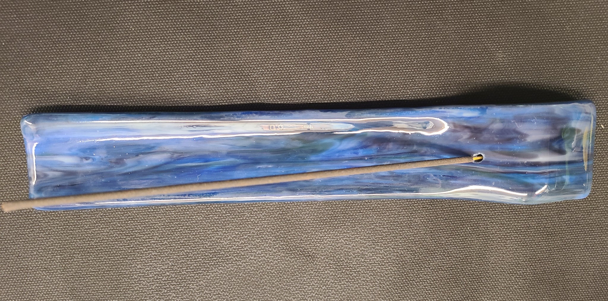 Fused glass incense holder